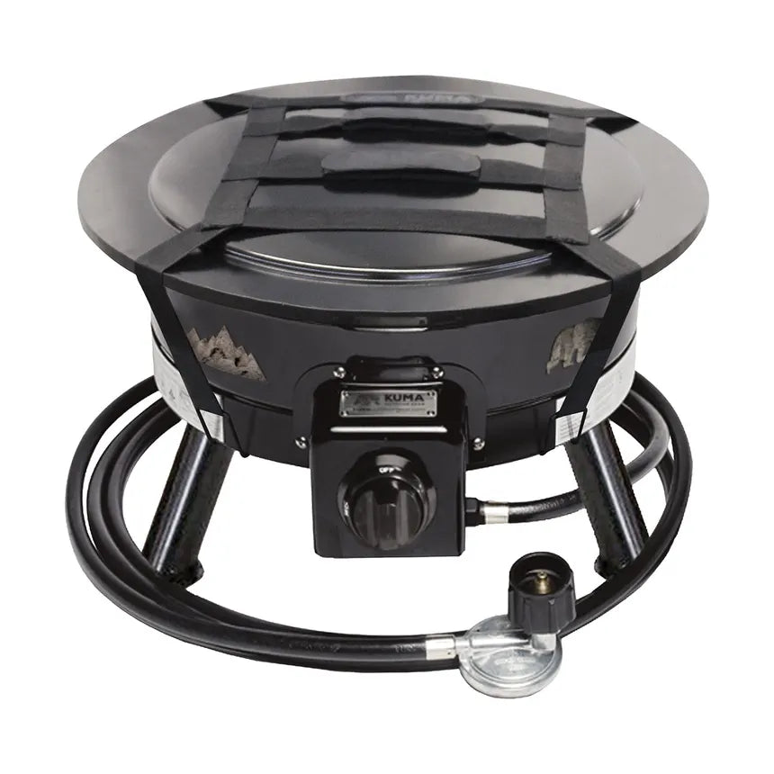 Bear Blaze Fire Bowl 24 "- Black w/ Lid
