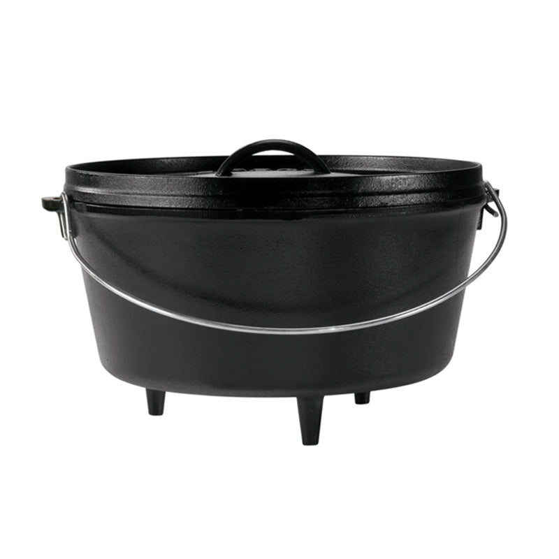 Lodge 10" / 5 Qt Cast Iron Deep Camp Dutch Oven