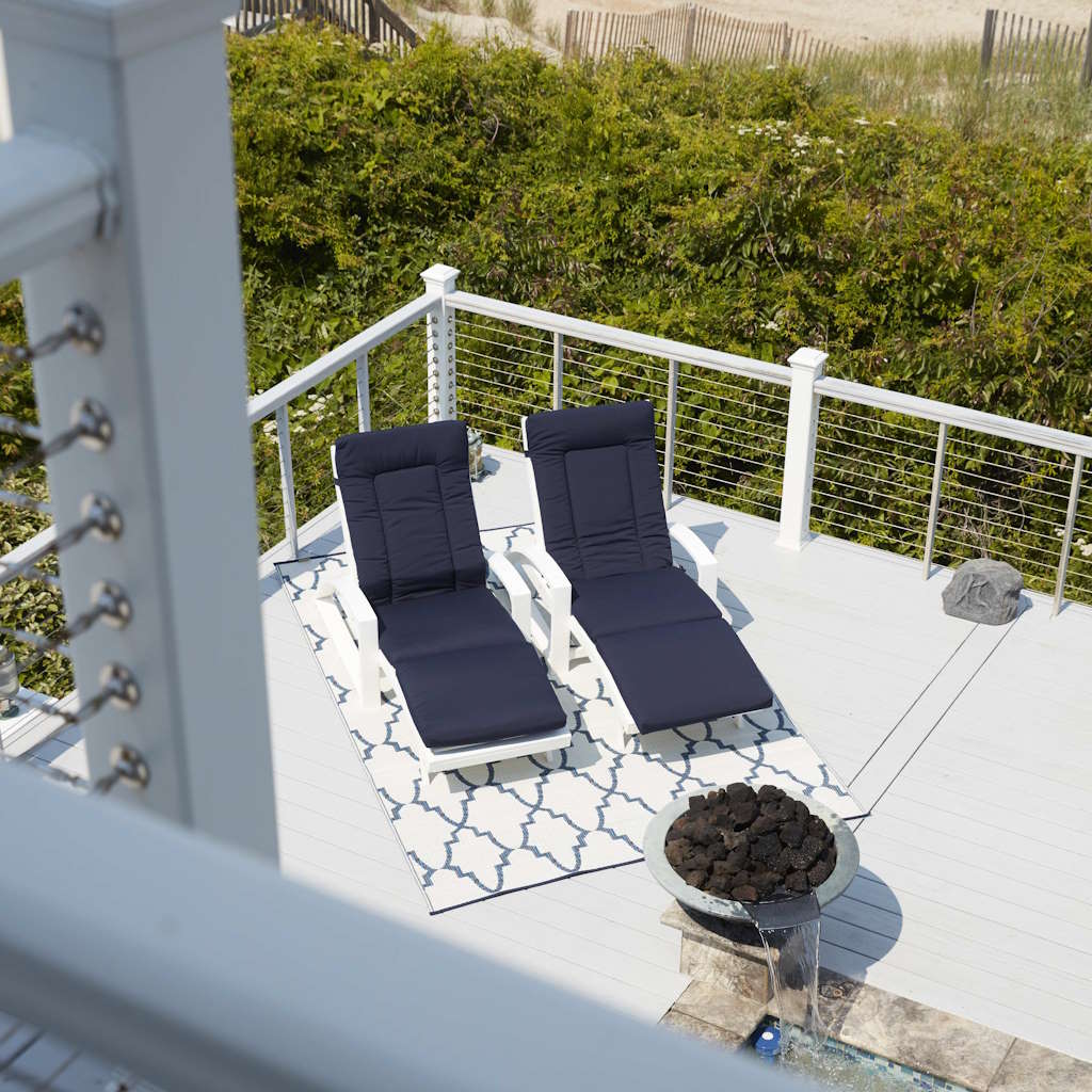 St. Tropez Chaise Lounge w/Wheels