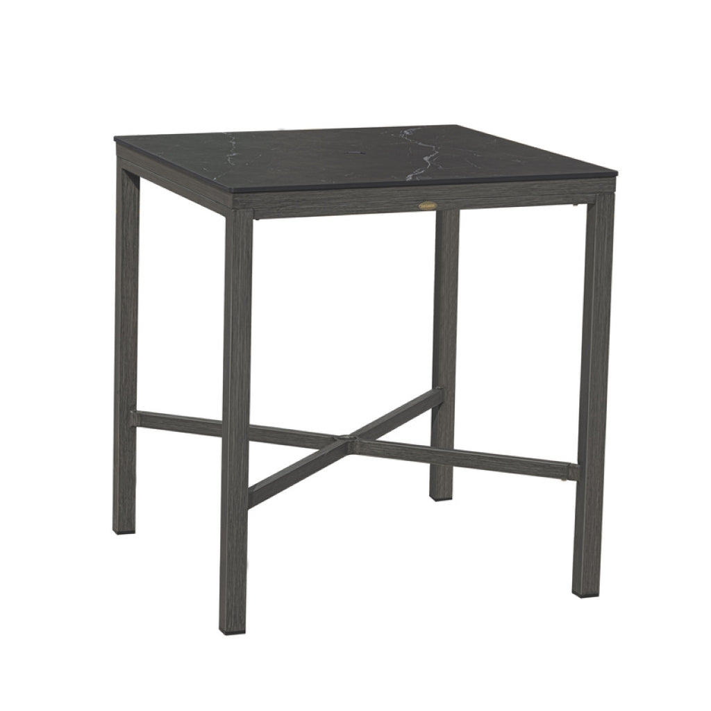 Laguna 39" Square Sintered Stone Bar Table