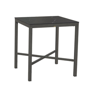 Laguna 39" Square Sintered Stone Bar Table