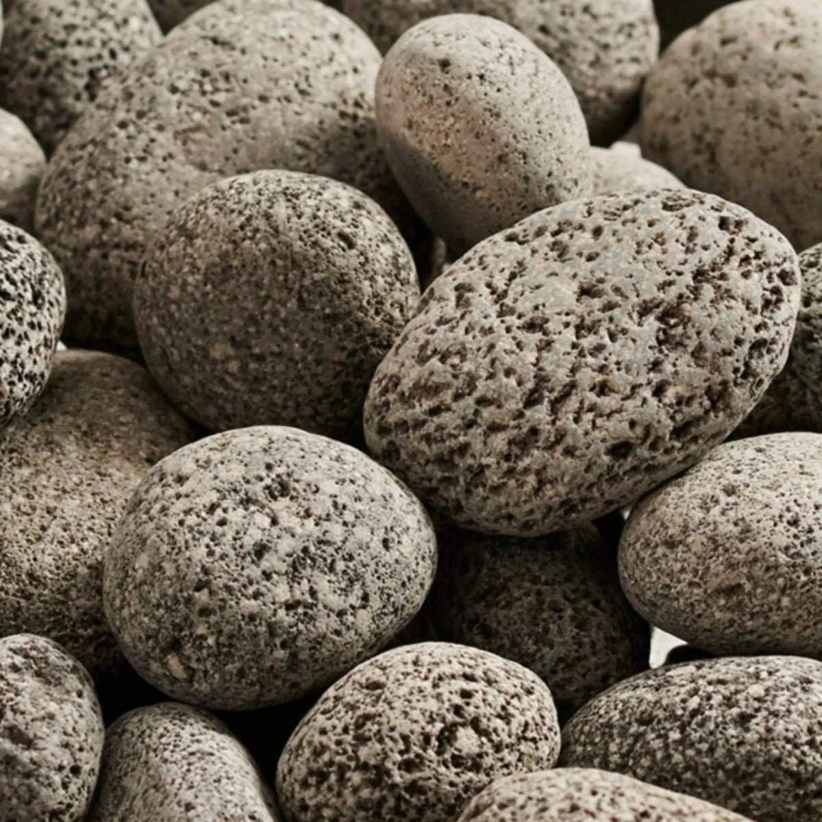Outdoor Greatroom Tumbled Lava Rock