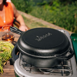 Lodge 3.2 Quart Seasoned Cast Iron Combo Cooker