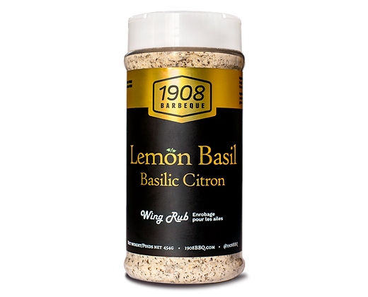 1908 BBQ Lemon Basil Rub 325g