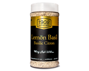 1908 BBQ Lemon Basil Rub 325g