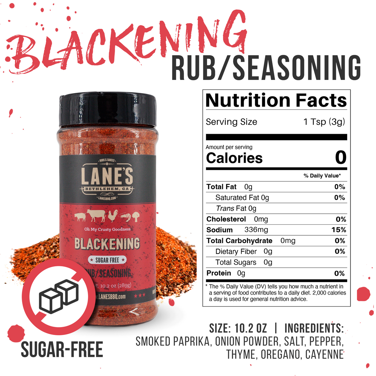 Lane's BBQ Blackening Rub