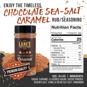 Lane's BBQ Chocolate Sea Salt Caramel Seasoning