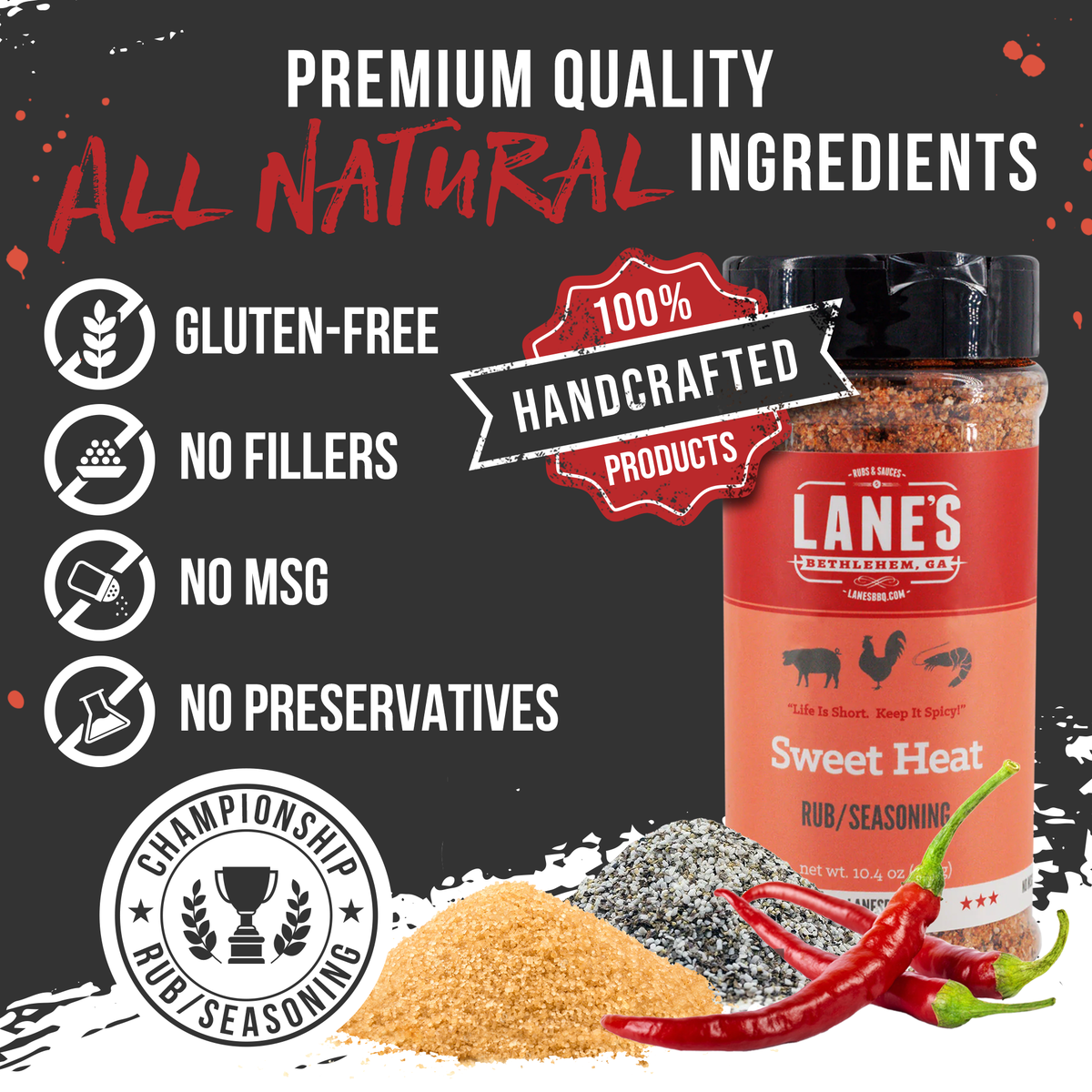 Lane's BBQ Sweet Heat Rub