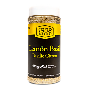 1908 BBQ Lemon Basil Rub 325g