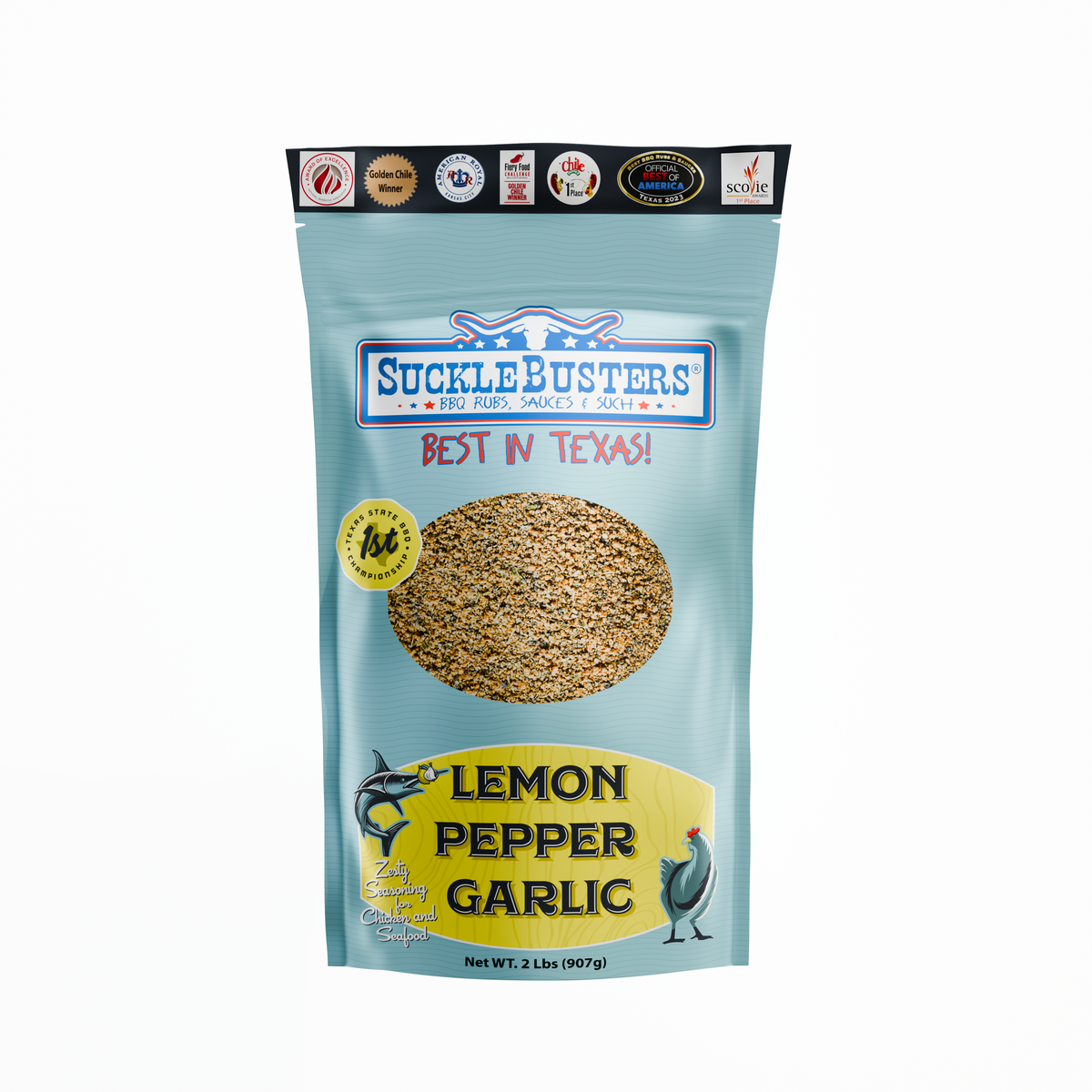 Sucklebusters Lemon Pepper Garlic Seasoning 13 oz