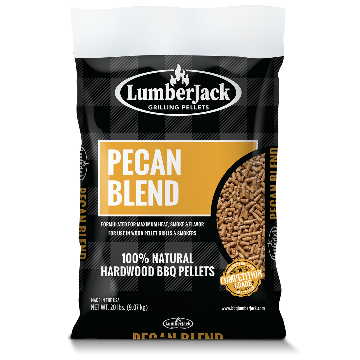 Lumberjack Pecan Blend BBQ Pellets 20lb