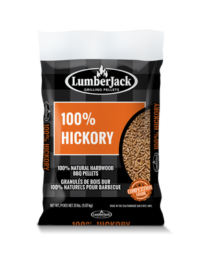 Lumberjack 100% Hickory BBQ Pellets 40lb