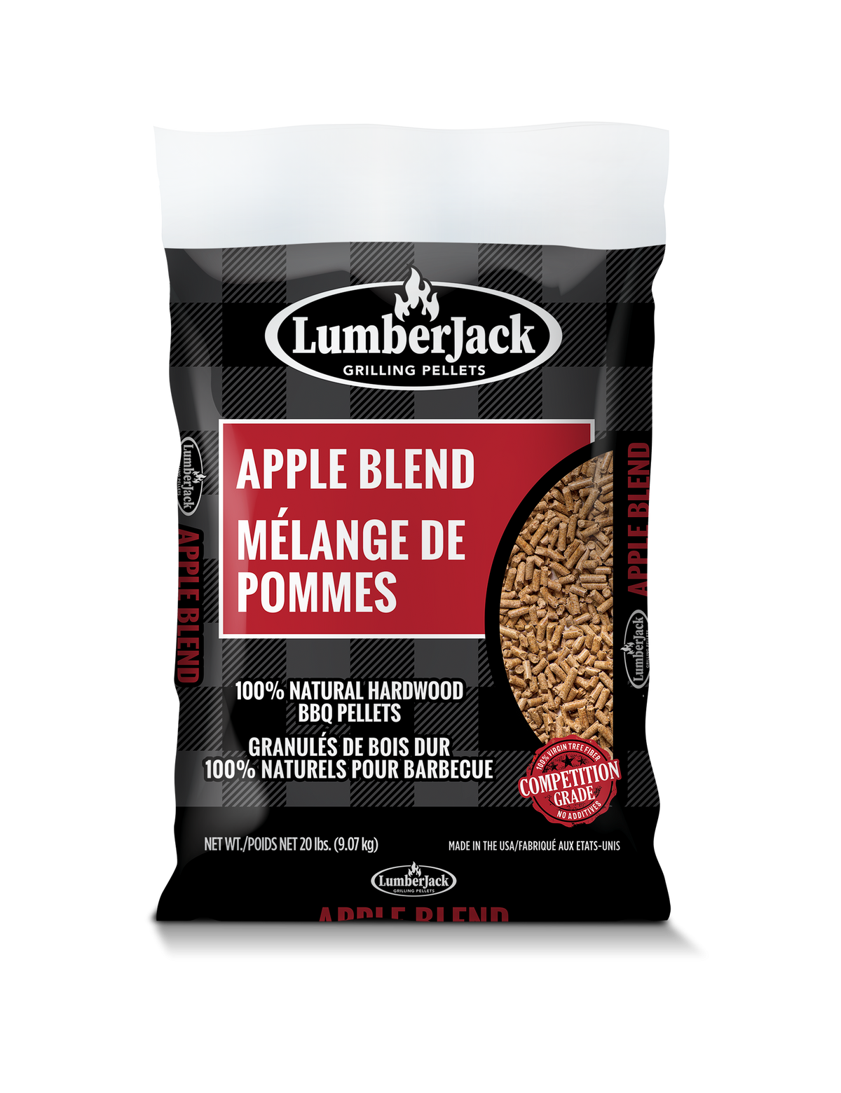 Lumberjack Apple Blend BBQ Pellets 20lb