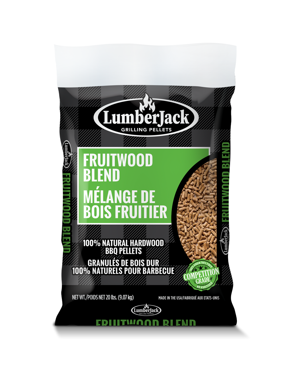 Lumberjack Fruitwood Blend BBQ Pellets 20lb