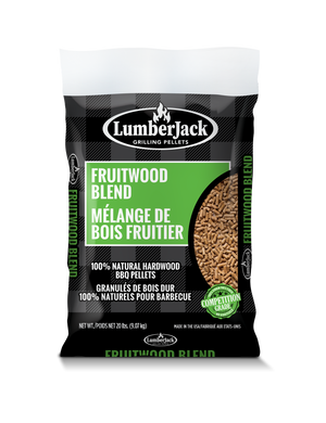 Lumberjack Fruitwood Blend BBQ Pellets 20lb