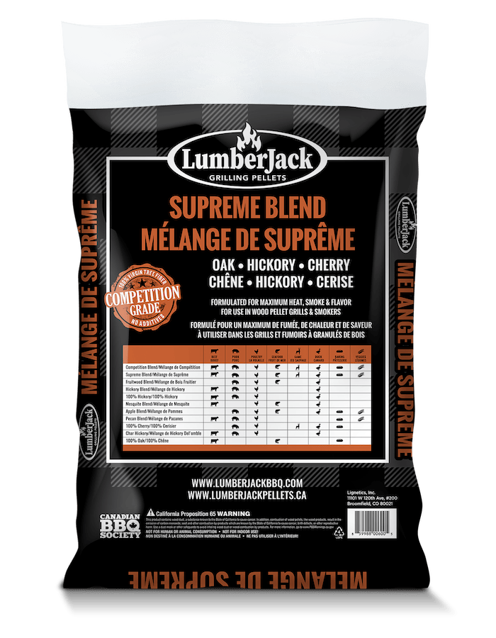 Lumberjack Supreme Blend BBQ Pellets