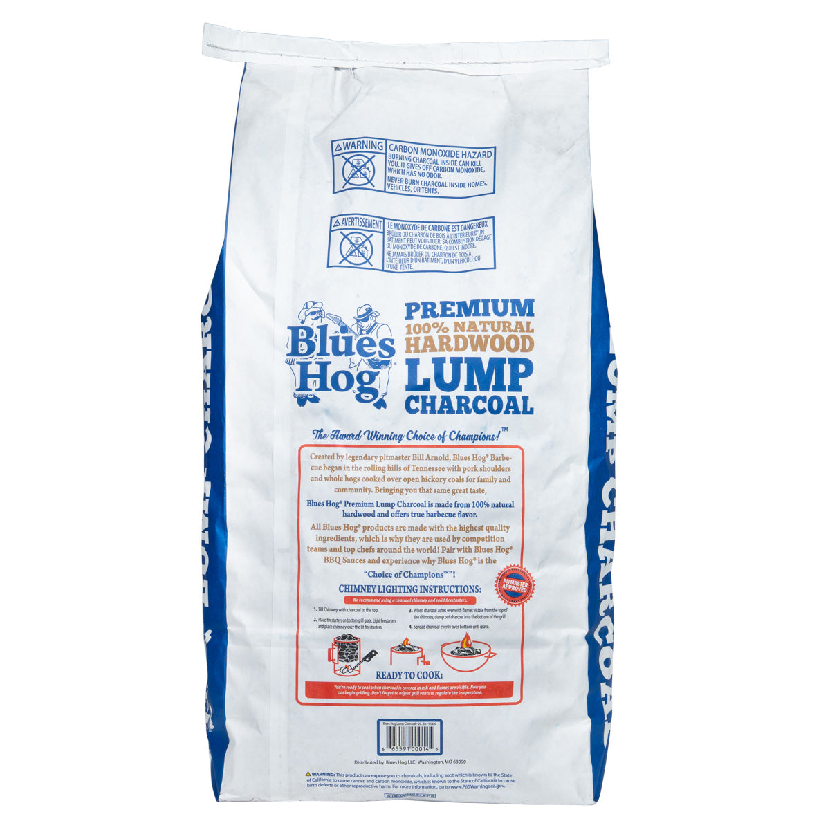 Blues Hog Natural Lump Charcoal 20 lb