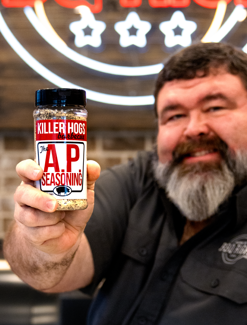 Malcom Reed with Killer Hogs AP Seasoning