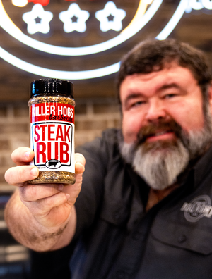 Malcom Reed with Killer Hogs Steak Rub