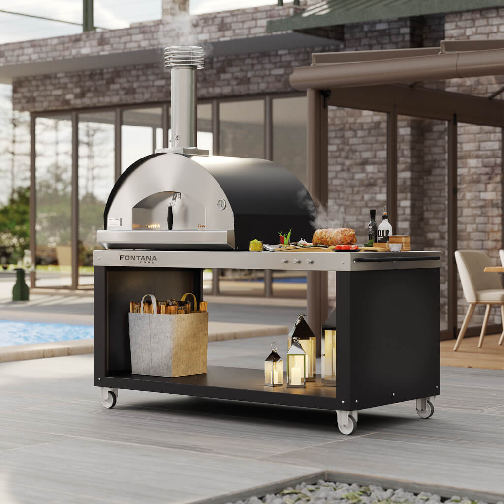 Fontana Pizza Desk with oven