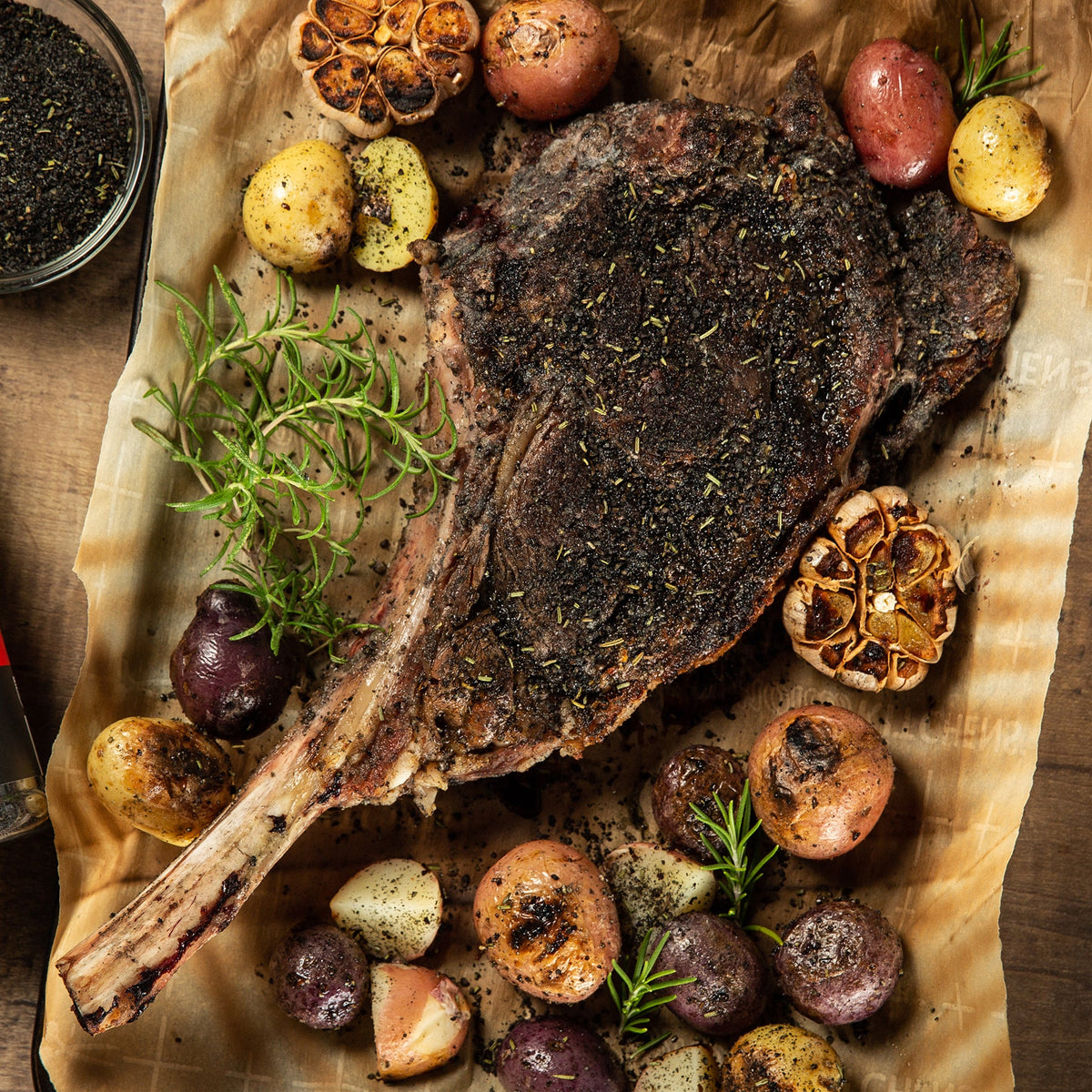 Fire & Smoke Black & Tan steak rub