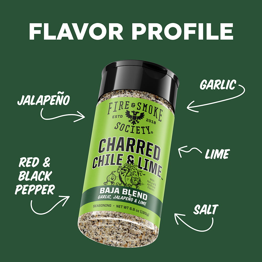 Fire & Smoke Charred Chile & Lime rub