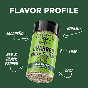 Fire & Smoke Charred Chile & Lime rub