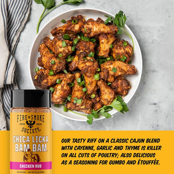 Fire & Smoke Chica Licka Bam Bam chicken rub
