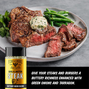 Fire & Smoke Garlic Butter Steak