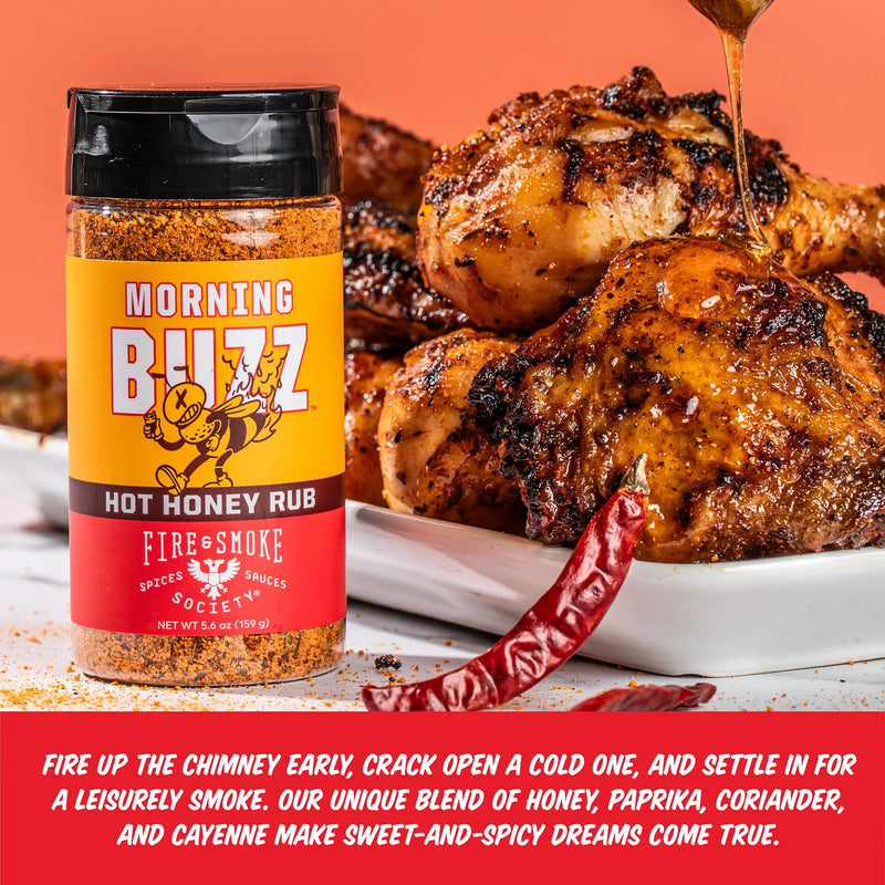 Fire & Smoke Morning Buzz Hot Honey Rub 159g