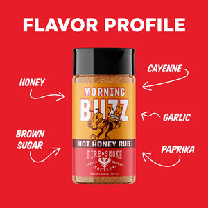 Fire & Smoke Morning Buzz Hot Honey Rub 159g