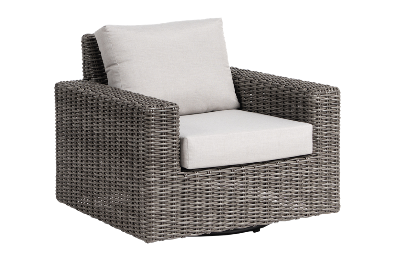 Mission Hill Swivel Gliding Club Chair