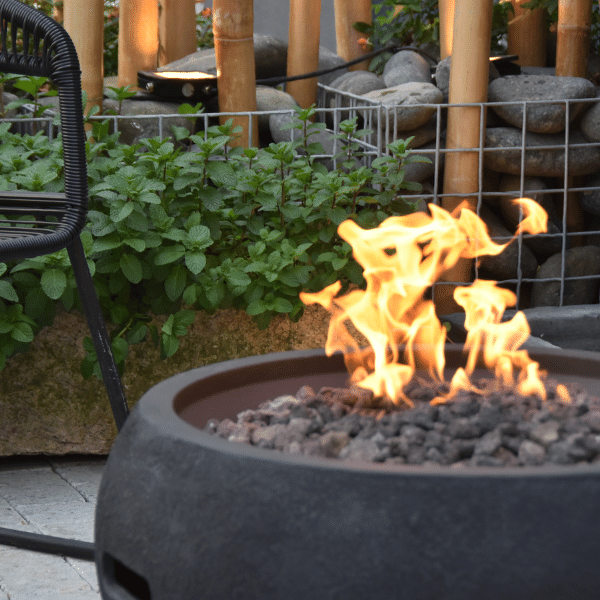 Modeno York round fire bowl