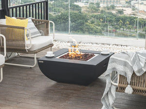 Elementi Aurora concrete fire table outdoor