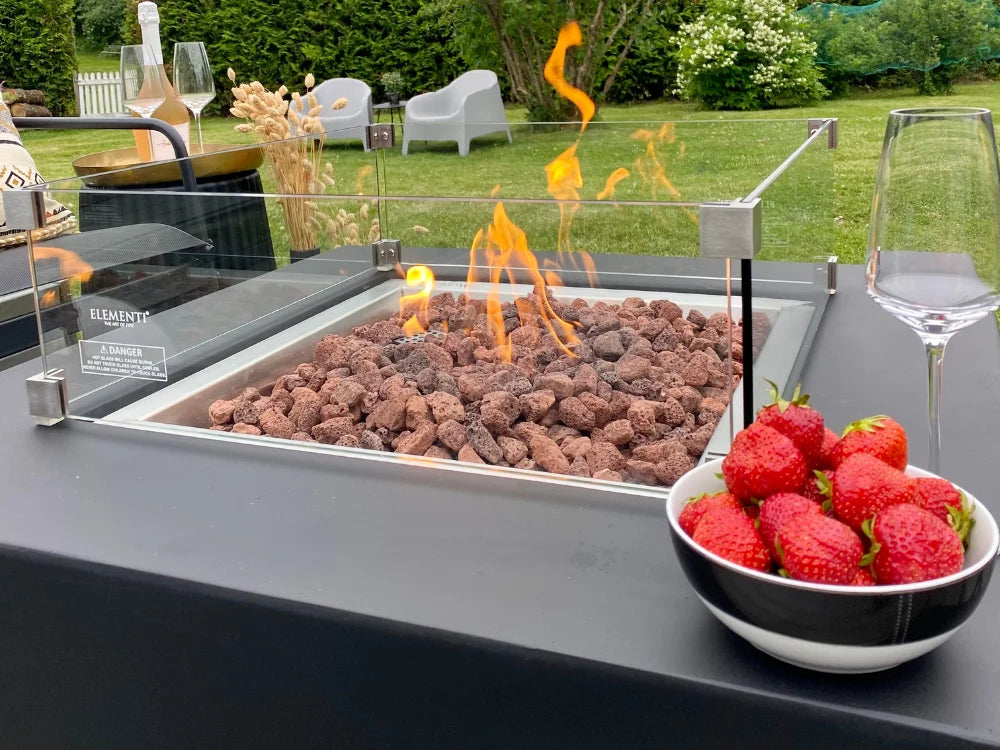 Elementi Aurora concrete fire table outdoor life
