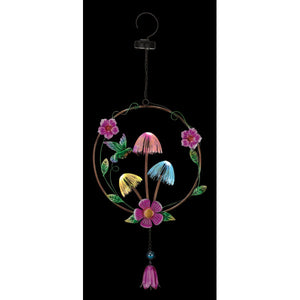 Regal Art & Gift Mushroom Burst Solar Lantern - Hummingbird
