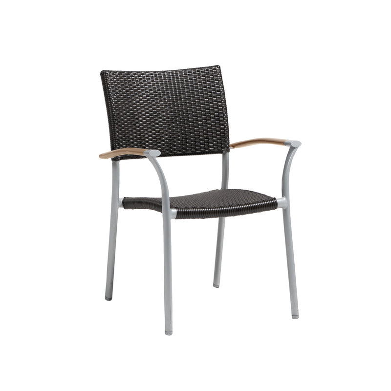 New Roma Stacking Arm Chair  w/Durawood Arm
