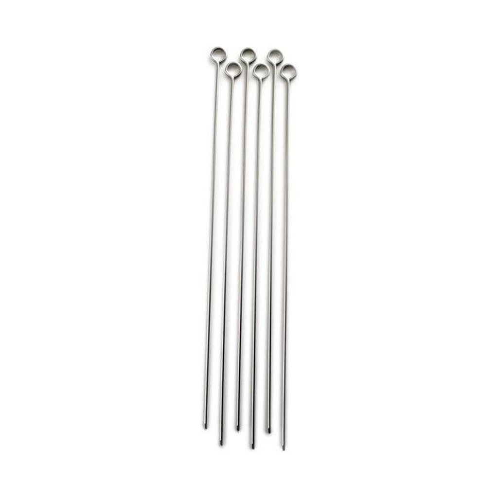 Norpro 12" Stainless Steel Skewers – Set of 6