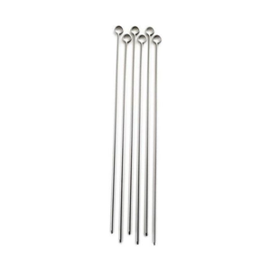 Norpro 12" Stainless Steel Skewers – Set of 6