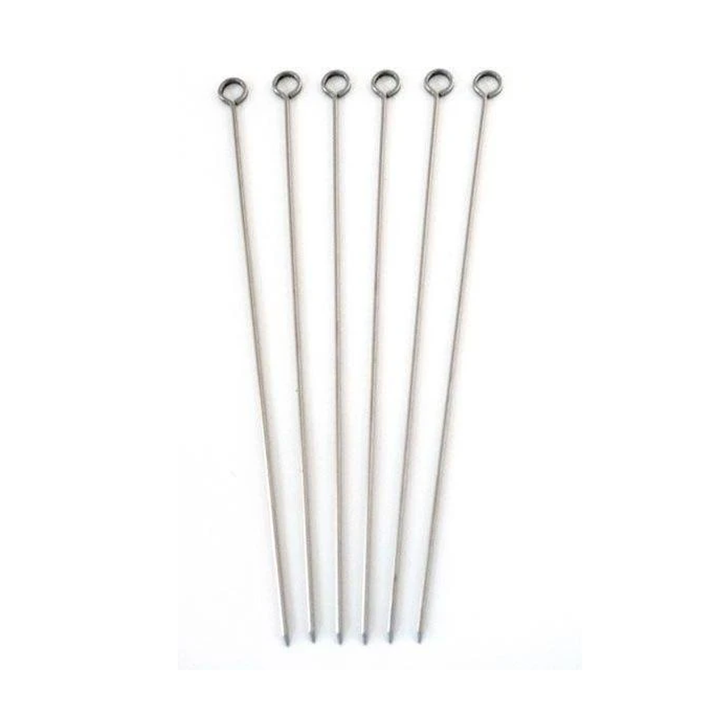 Norpro 14" Stainless Steel Skewers – Set of 6