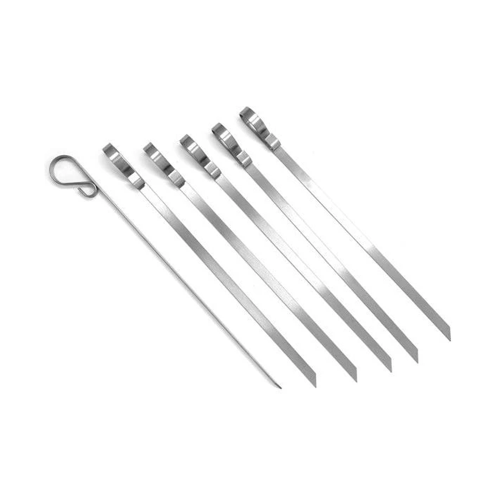 Norpro Stainless Steel Flat Skewers – Set of 6