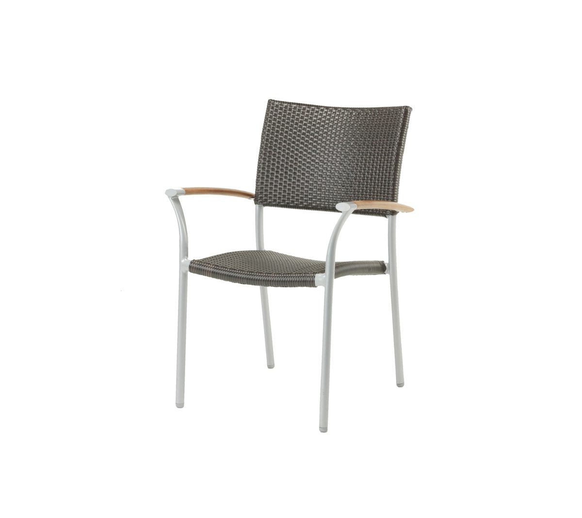 Ratana New Roma Stacking Arm Chair w/Durawood Arm