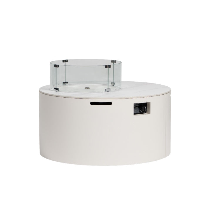 Newbury 42″x20.8″Round Fire Pit w/Lid