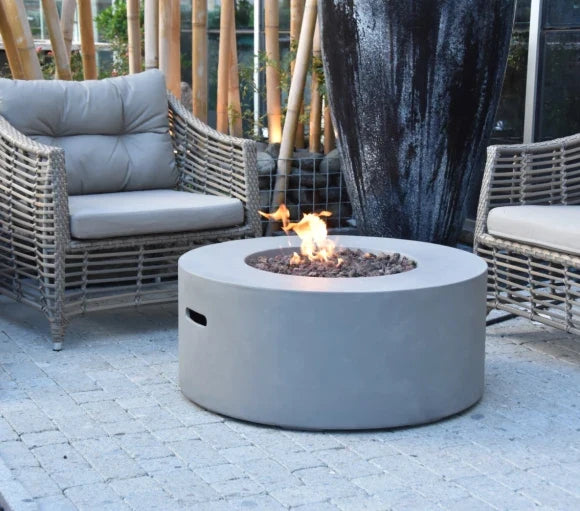 Modeno Tramore fire table on patio