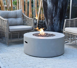 Modeno Tramore fire table on patio