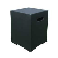 Square LP Tank Cover - Black - Smooth Finish