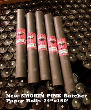 Oren Pink Butcher Paper 24 X 150'