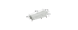 Treasure Garden Small Chaise Cover