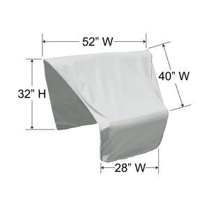 Treasure Garden Curved Wedge End Sectional Cover