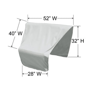Treasure Garden Curved Wedge Sectional Cover Right